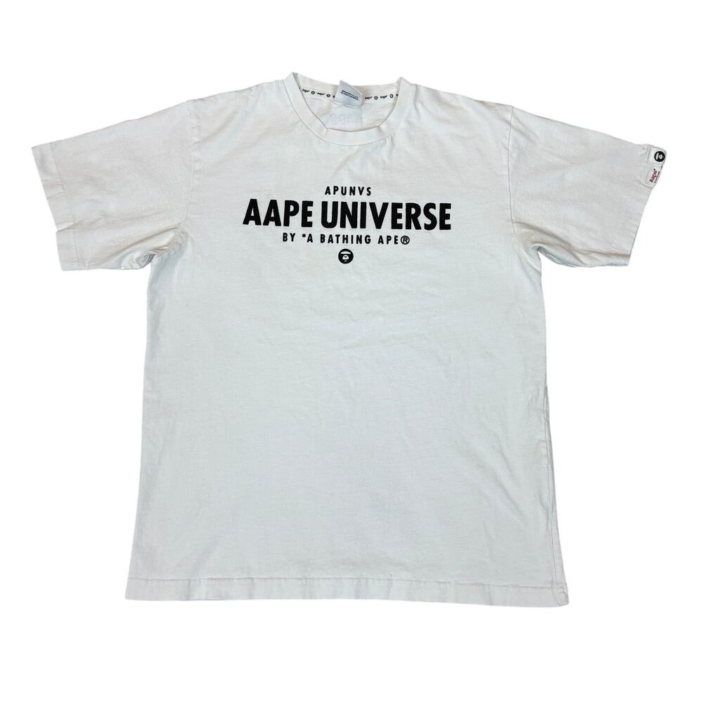 Aape by A Bathing Ape Universe APUNVS T Shirt Men's Medium Japanese Stretwear
